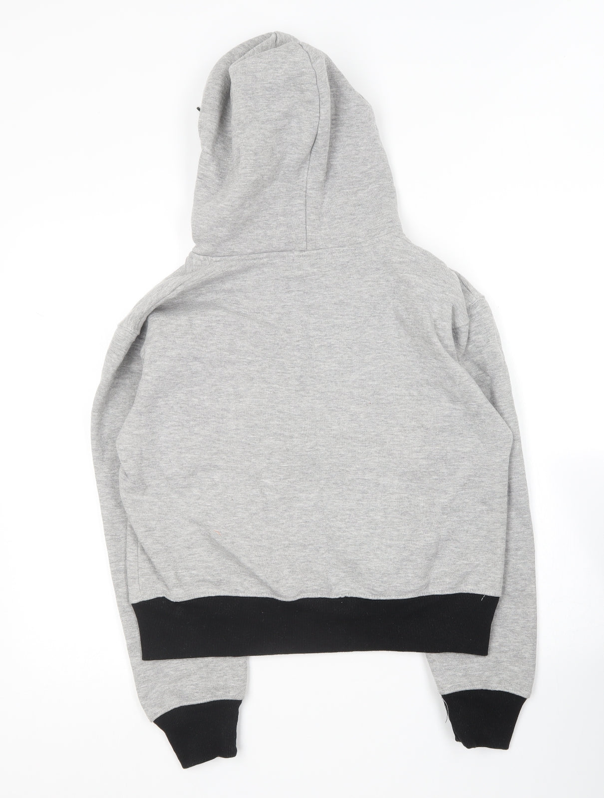 Boogy Girls Grey  Cotton Full Zip Hoodie Size L