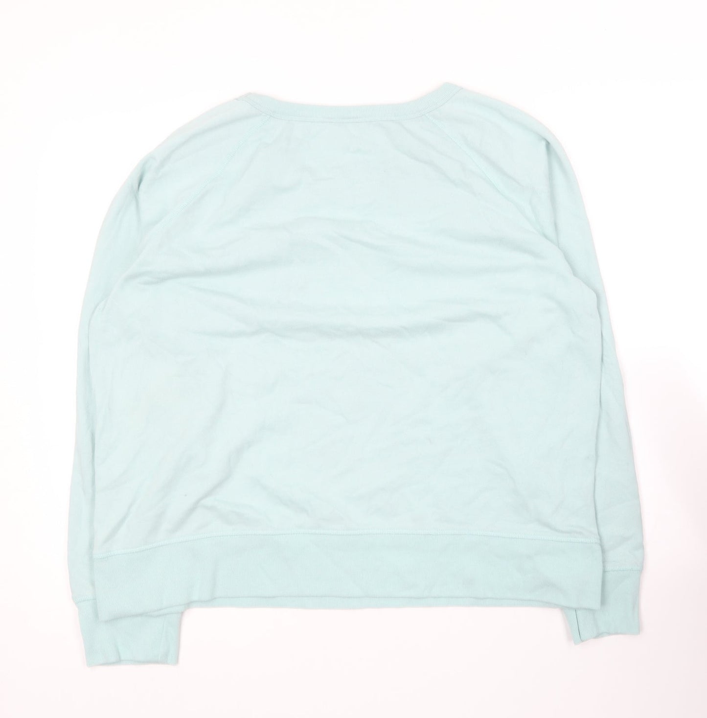 Gap Womens Green  Cotton Pullover Sweatshirt Size XL