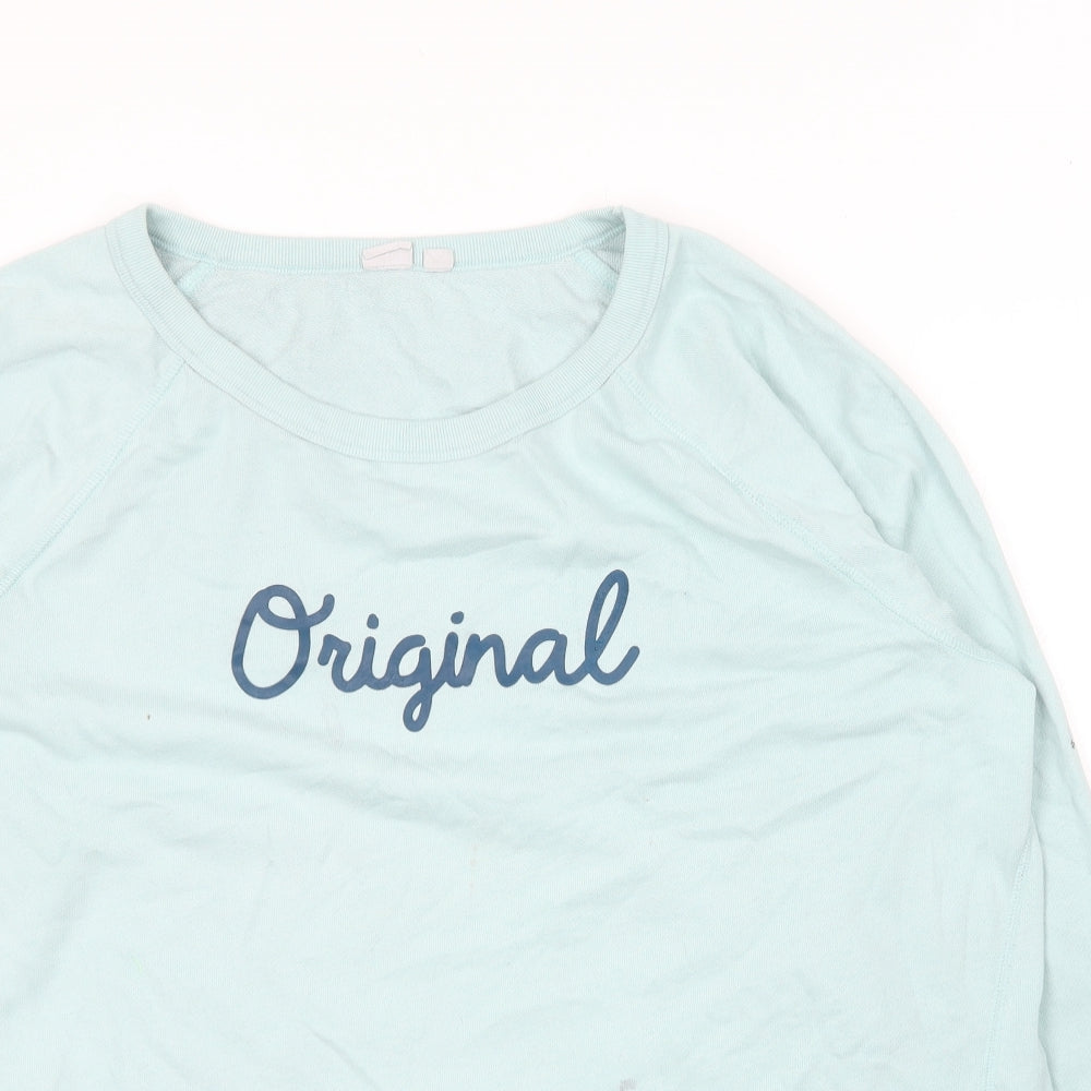 Gap Womens Green  Cotton Pullover Sweatshirt Size XL