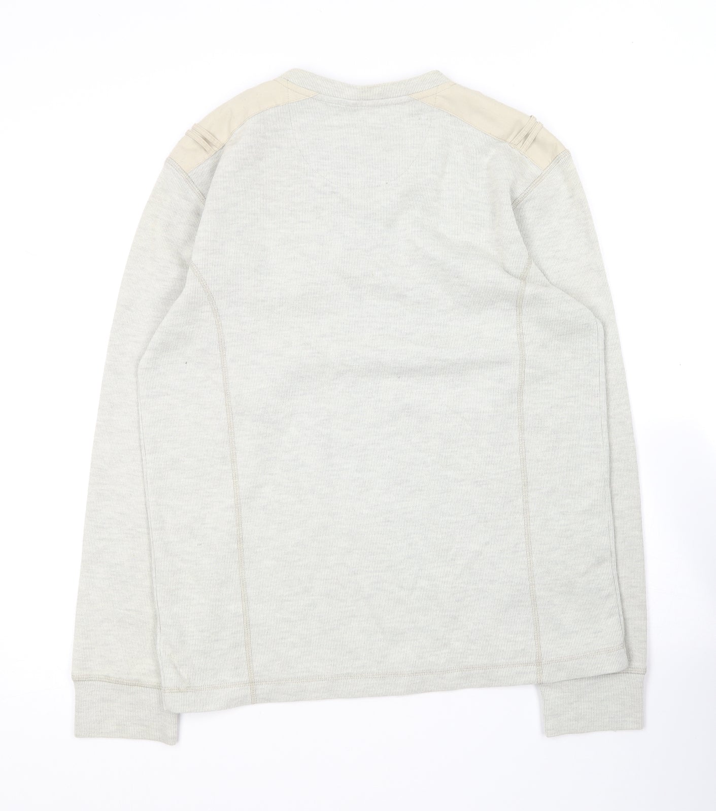 Matalan Mens Grey V-Neck  Polyester Pullover Jumper Size S