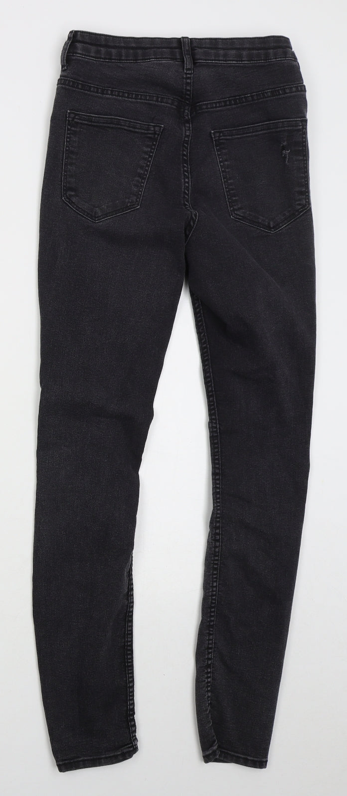 Womens UK Size 8 H&M Regular Fit Skinny Grey Jeans