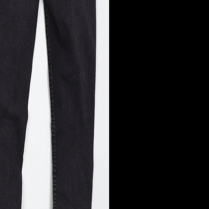 Womens UK Size 8 H&M Regular Fit Skinny Grey Jeans