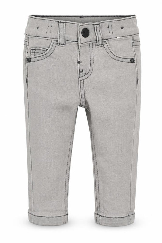 Denim Co Boys Grey  Cotton Capri Jeans Size 3-6 Months  Button