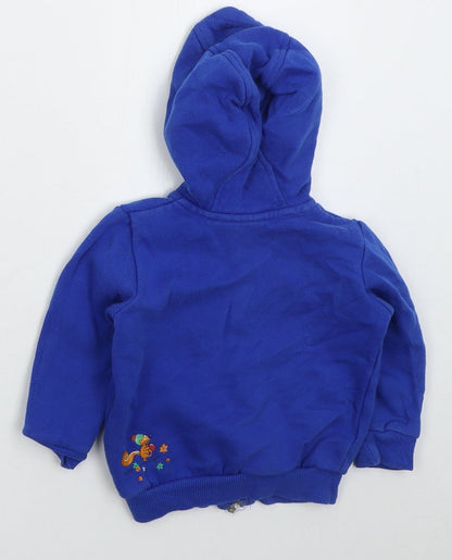 Lupilu Boys Blue   Jacket  Size 6-9 Months   Zip - The Best Friends Fox Squirrel