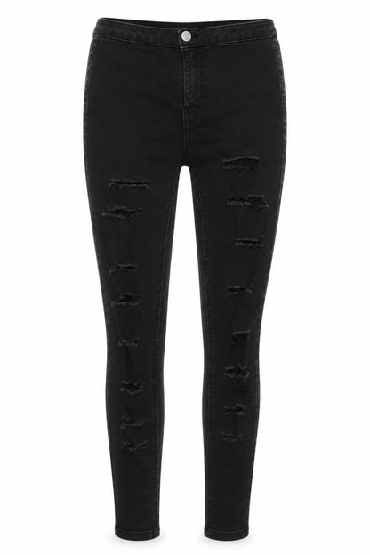 Womens UK Size 8 Parisian Regular Fit Skinny Black Jeans