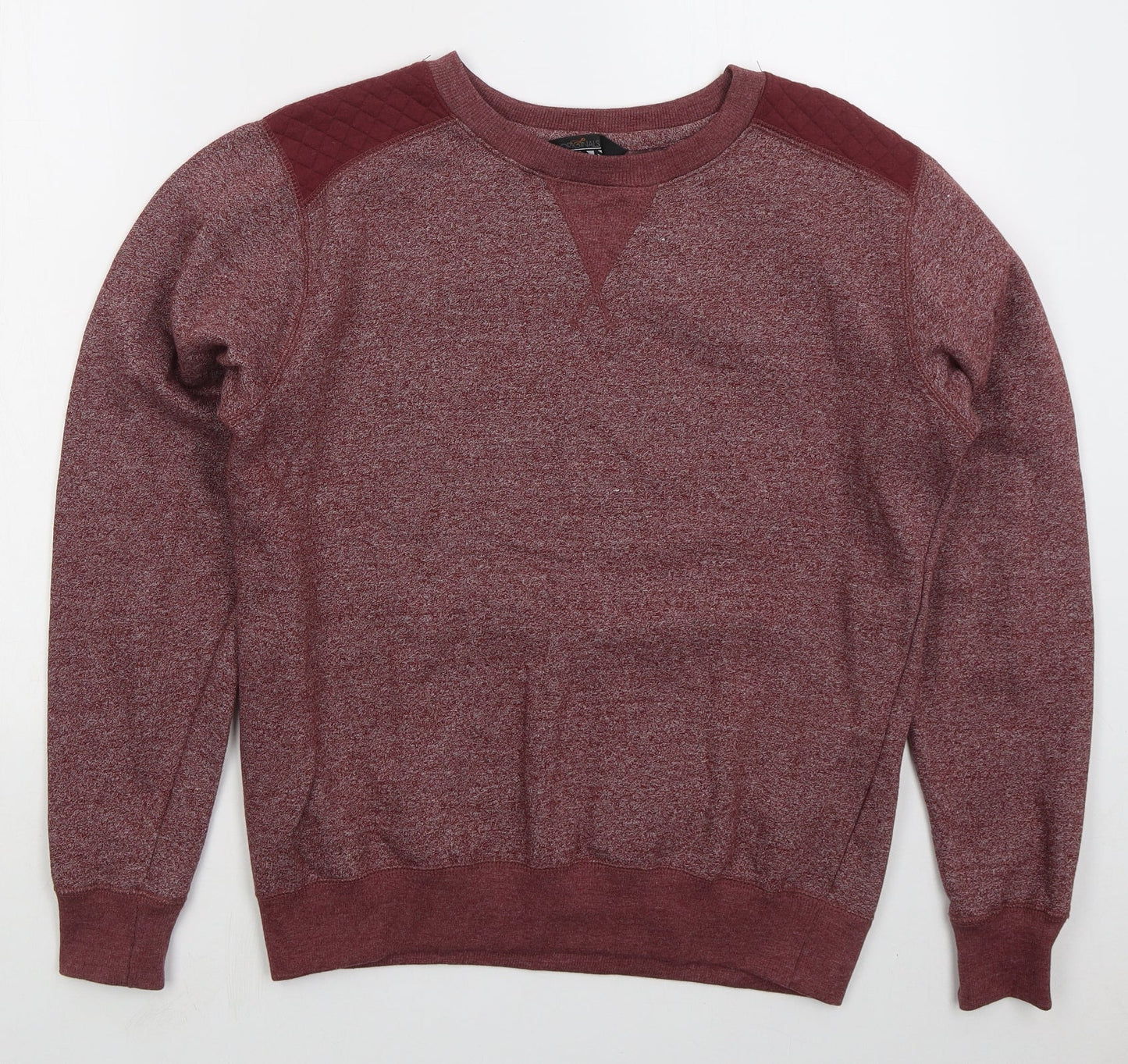 Mens UK Size S MAN Red Pullover Sweatshirt