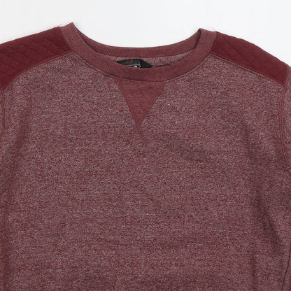 Mens UK Size S MAN Red Pullover Sweatshirt