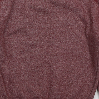 Mens UK Size S MAN Red Pullover Sweatshirt