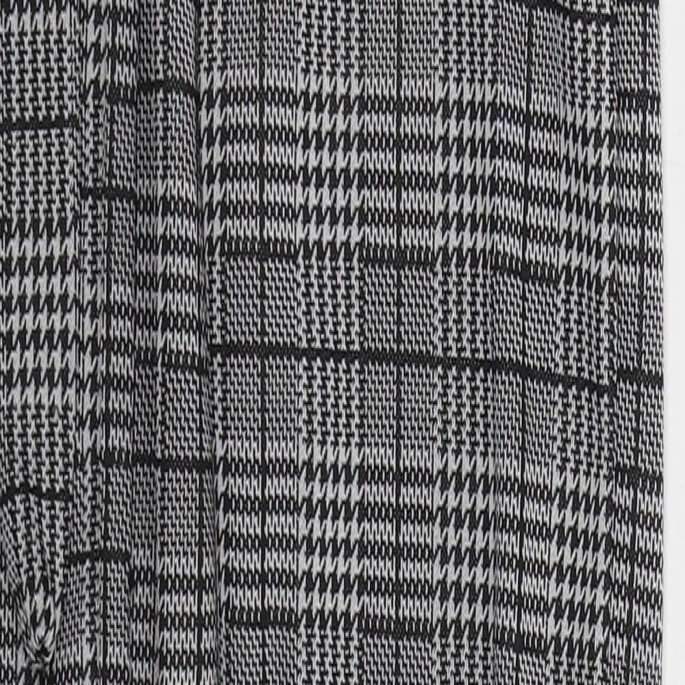 Womens UK Size S Preworn Regular Fit  Grey Trousers