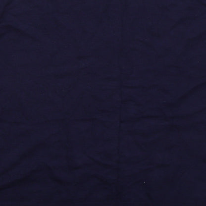 George Womens Blue Crew Neck  Viscose Pullover Jumper Size 14