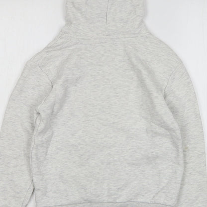 Primark Girls Grey  Cotton Pullover Hoodie Size 10-11 Years