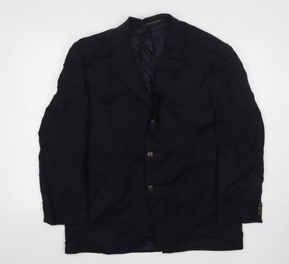 Mens UK Size 42 Marks and Spencer Regular Blue Suit Jacket