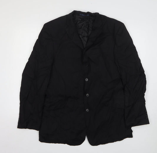 Mens UK Size 42 NEXT Regular Black Suit Jacket