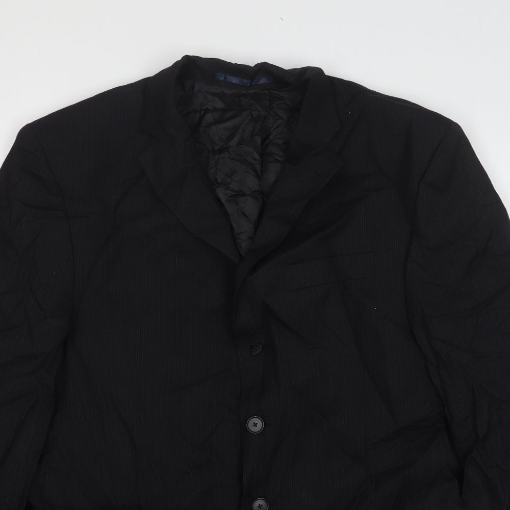 Mens UK Size 42 NEXT Regular Black Suit Jacket