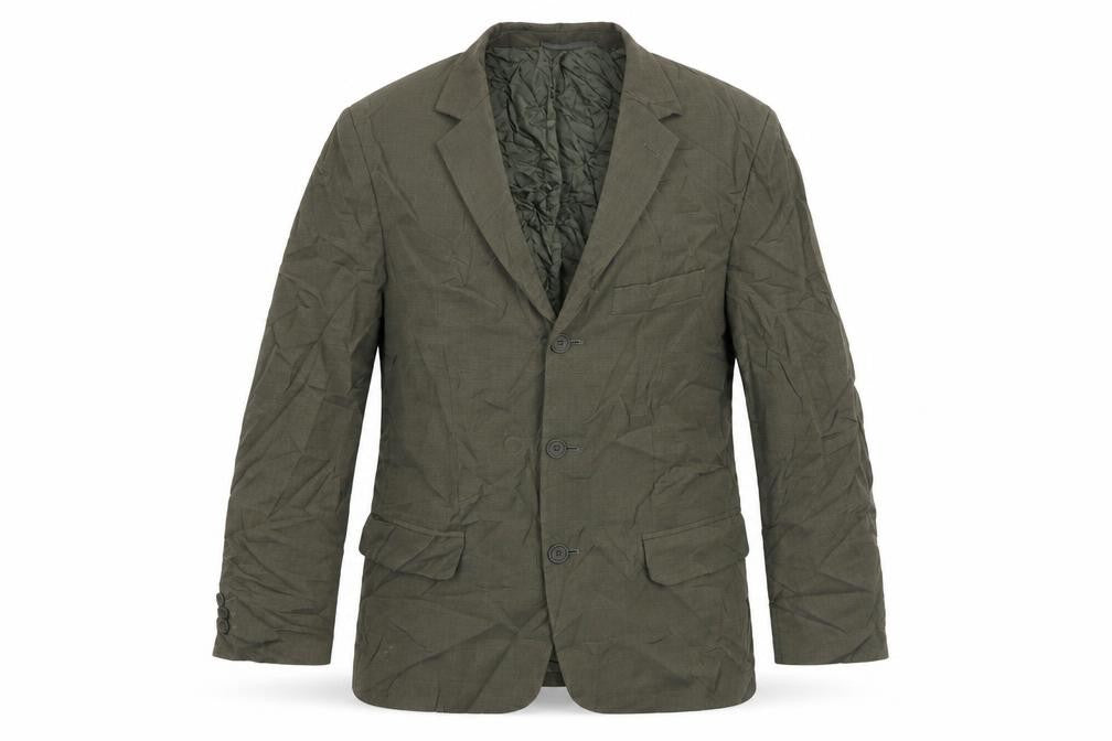 Armando Mens Green  Polyester Jacket Suit Jacket Size 38