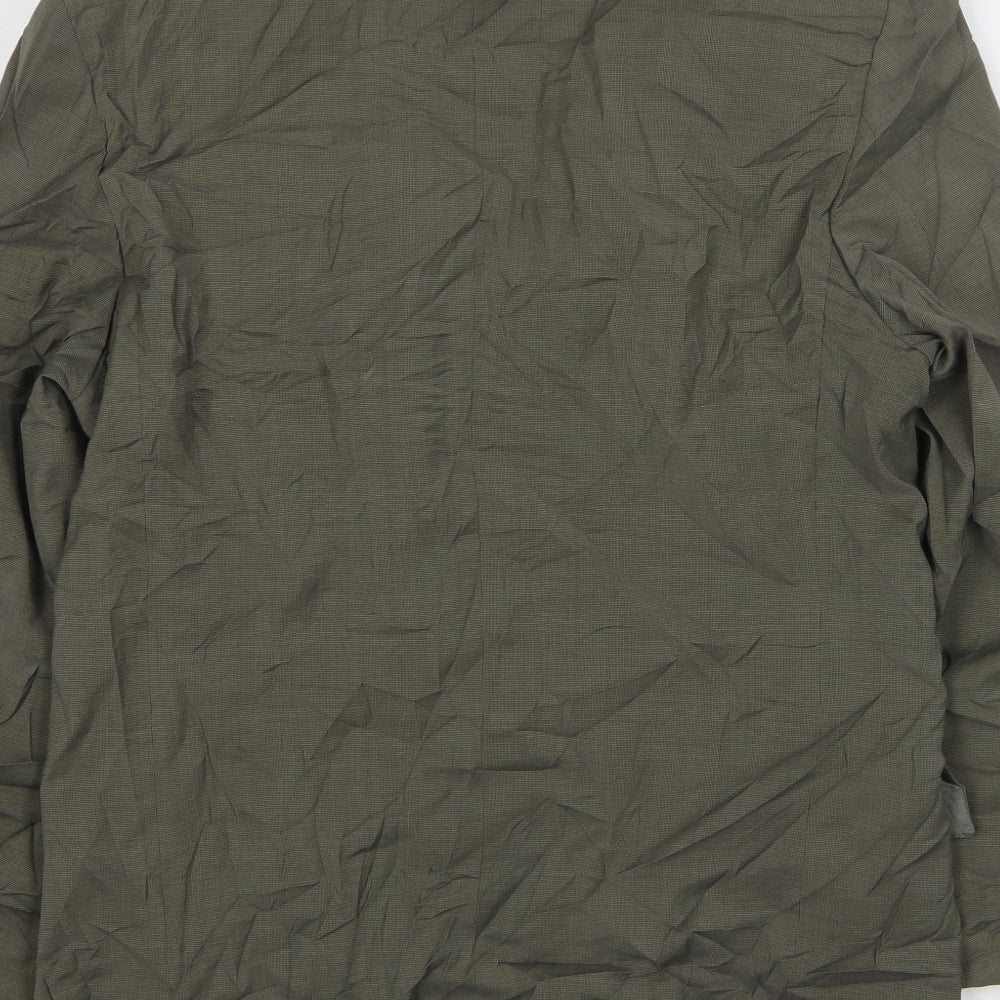 Armando Mens Green  Polyester Jacket Suit Jacket Size 38