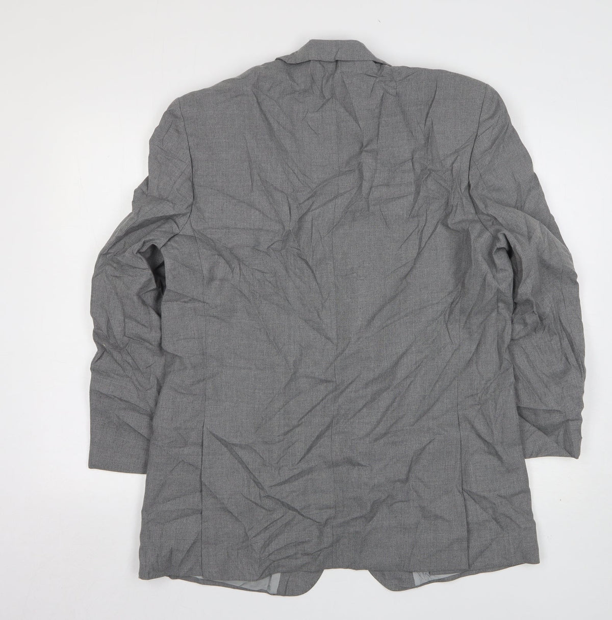 Mens UK Size 44 Trevira Regular Grey Suit Jacket
