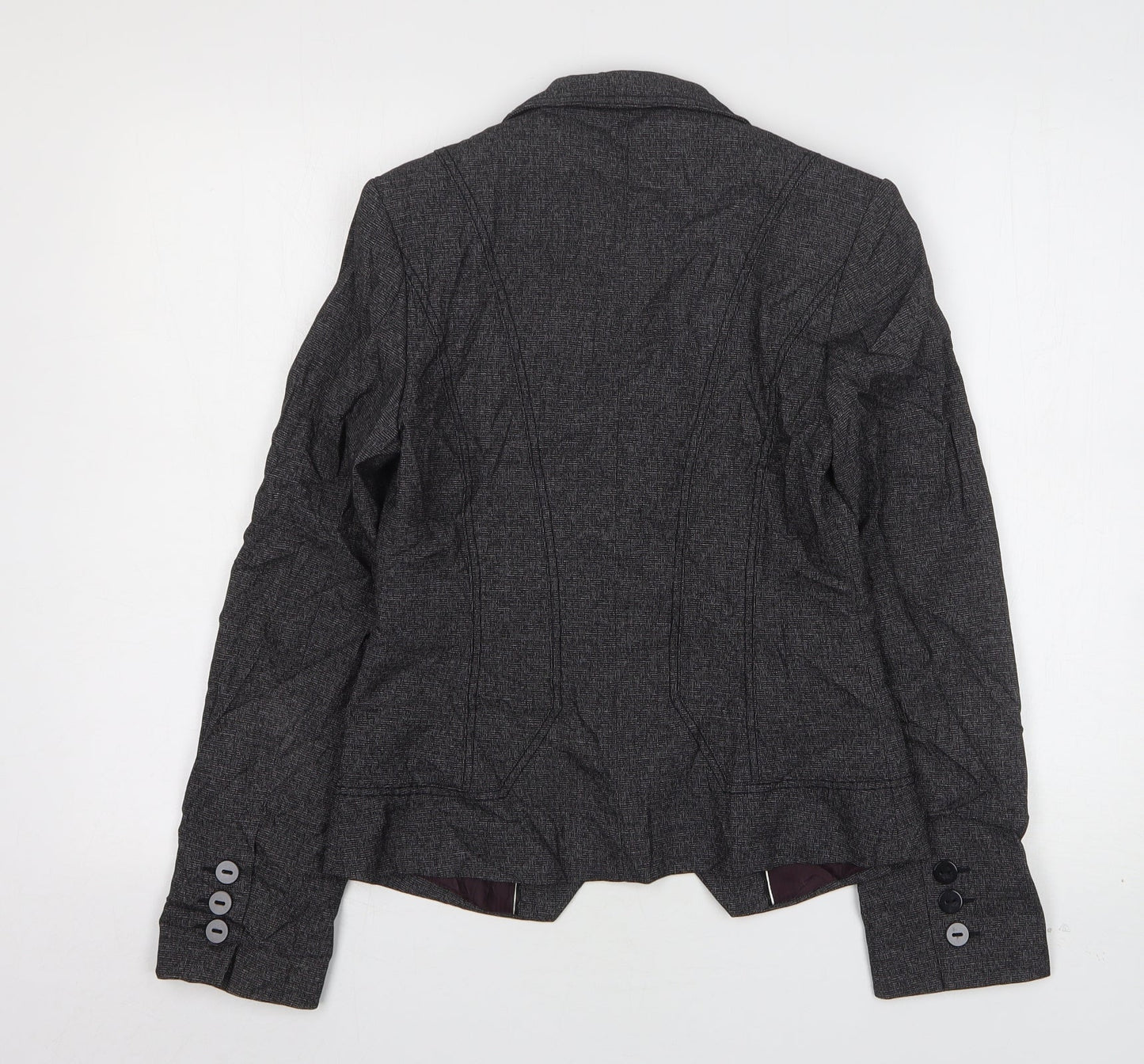 NEXT Womens Grey  Polyester Jacket Suit Jacket Size 8