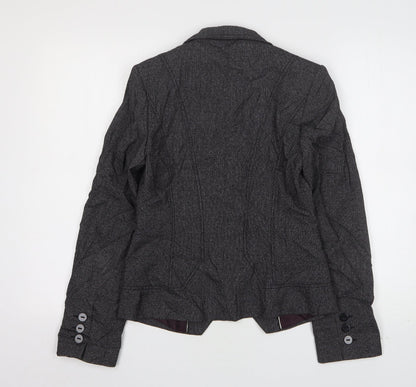 NEXT Womens Grey  Polyester Jacket Suit Jacket Size 8