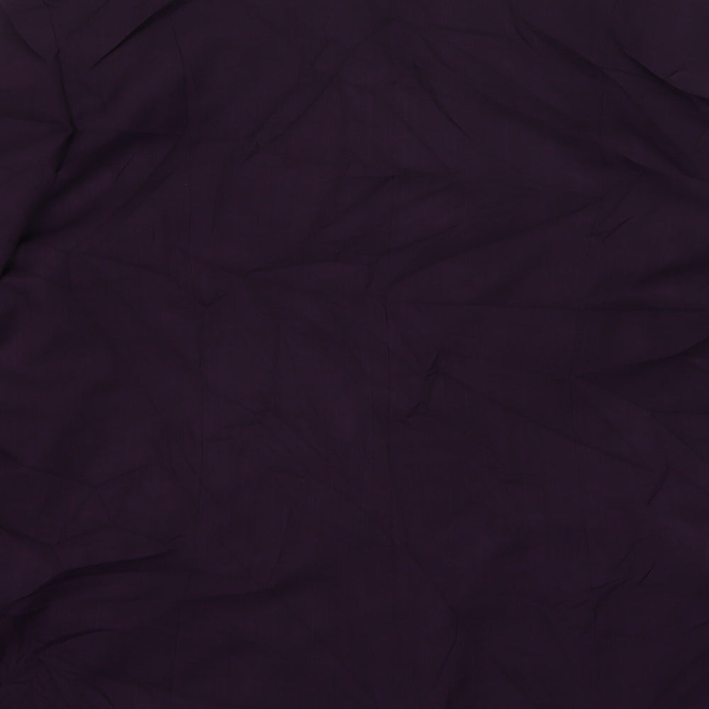 Bonmarché Womens Purple  Polyester Jacket Suit Jacket Size 16