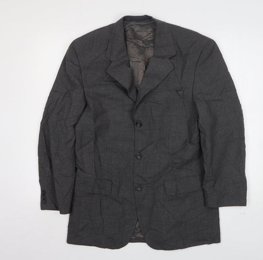 Mens UK Size 36 Varteks Regular Grey Suit Jacket