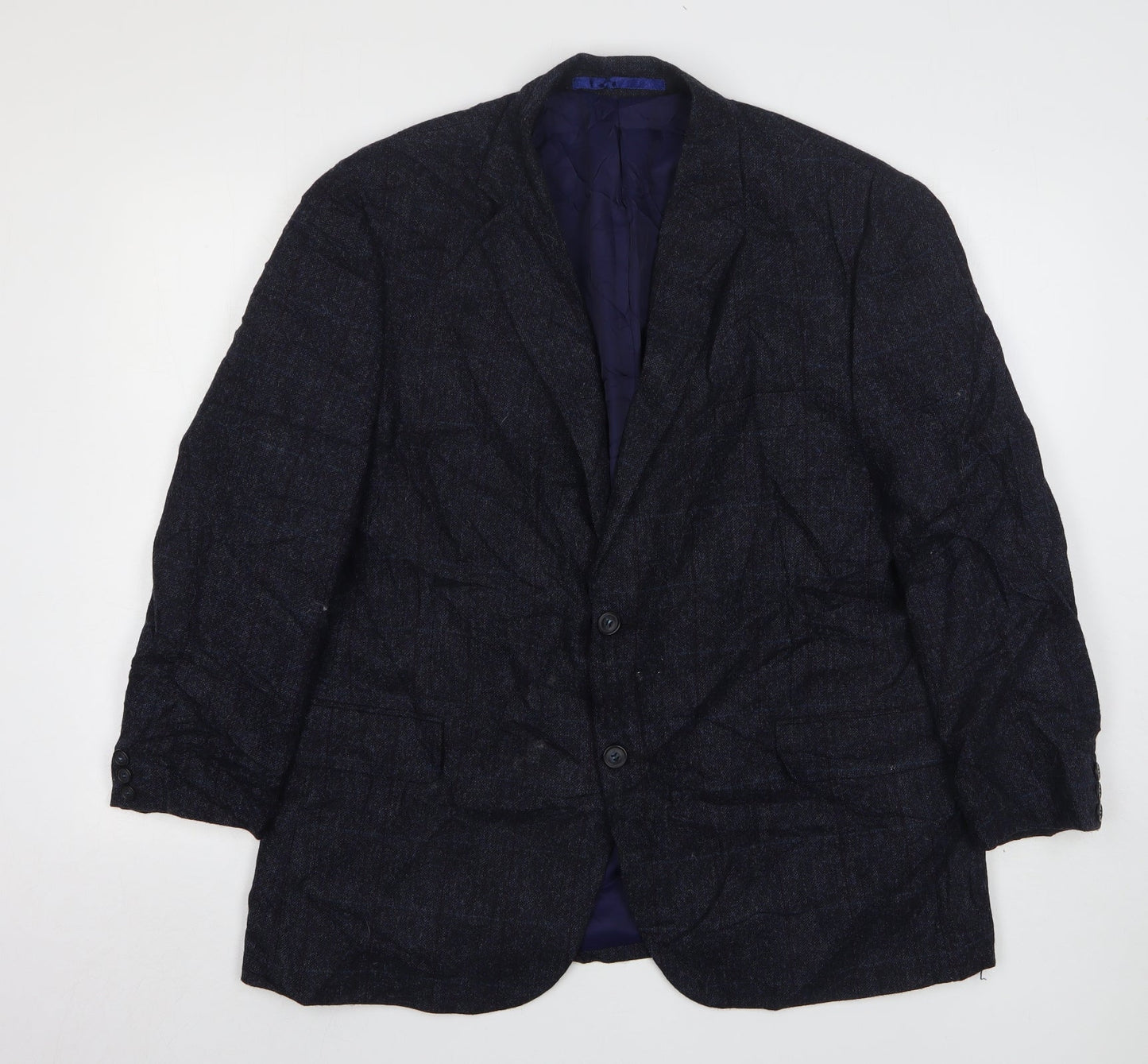 Mens UK Size 44 Marks and Spencer Regular Blue Suit Jacket