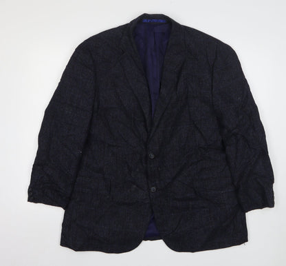 Mens UK Size 44 Marks and Spencer Regular Blue Suit Jacket