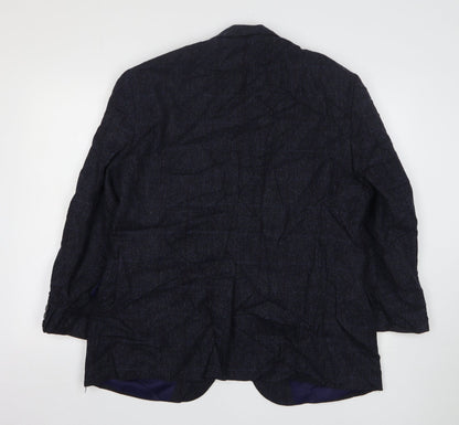 Mens UK Size 44 Marks and Spencer Regular Blue Suit Jacket
