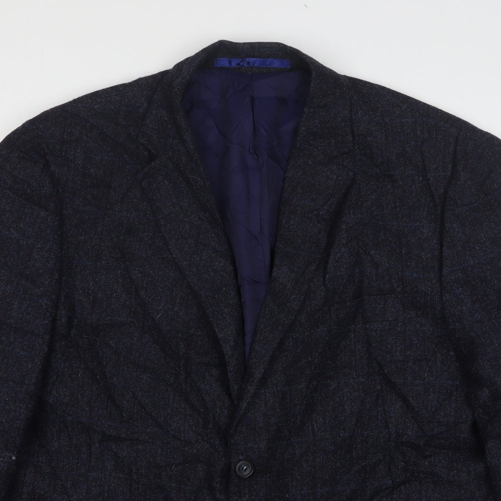 Mens UK Size 44 Marks and Spencer Regular Blue Suit Jacket