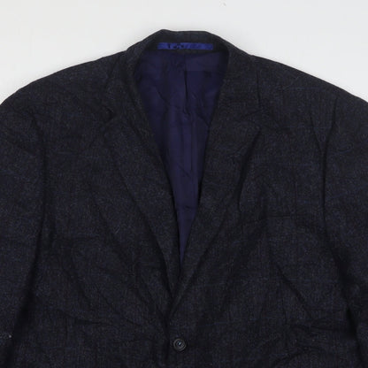 Mens UK Size 44 Marks and Spencer Regular Blue Suit Jacket