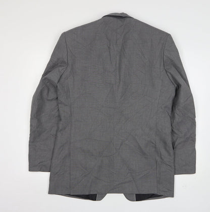 Mens UK Size 38 Burton Regular Grey Suit Jacket