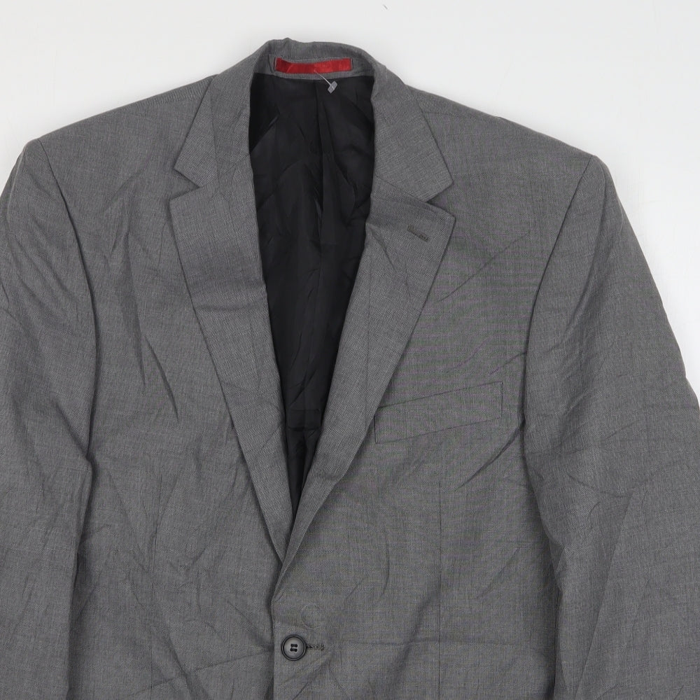 Mens UK Size 38 Burton Regular Grey Suit Jacket
