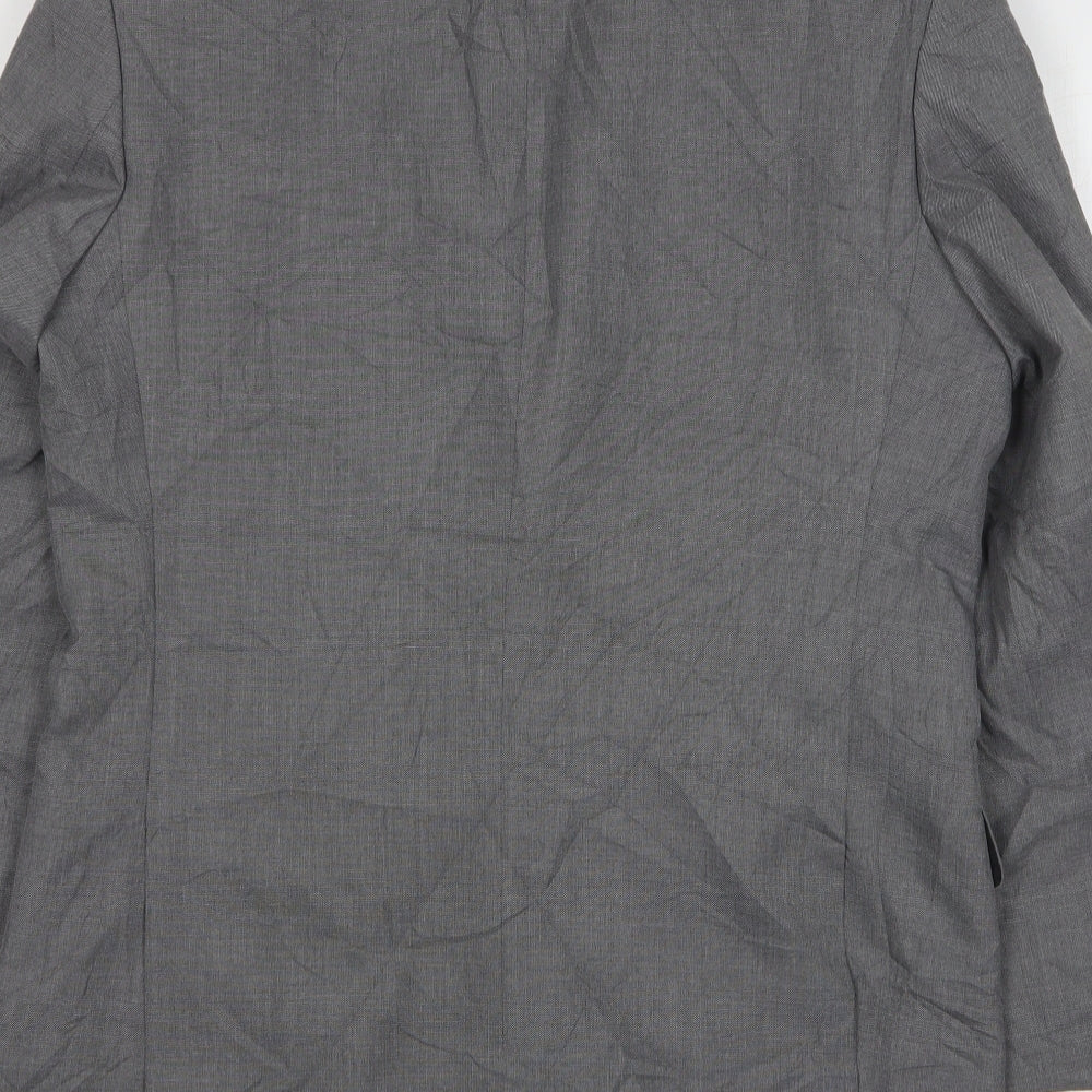 Mens UK Size 38 Burton Regular Grey Suit Jacket