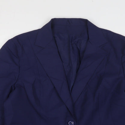 Original Fashion  Womens Black  Polyester Jacket Suit Jacket Size 18