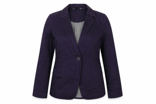 Womens UK Size 10 New Look Tall Blue Suit Jacket