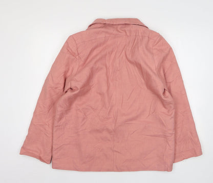 Womens UK Size 12 First Avenue Regular Pink Blazer