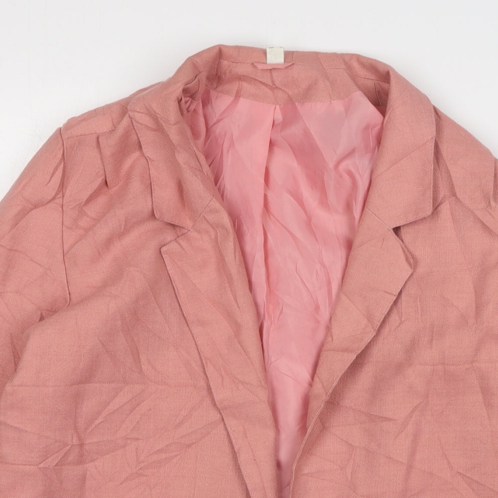 Womens UK Size 12 First Avenue Regular Pink Blazer