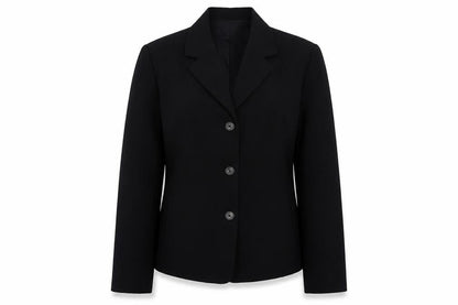 Rafaella Womens Black  Polyester Jacket Suit Jacket Size 12