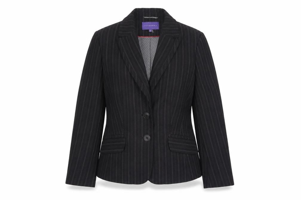 Womens UK Size 12 Autonomy Petites Grey Suit Jacket