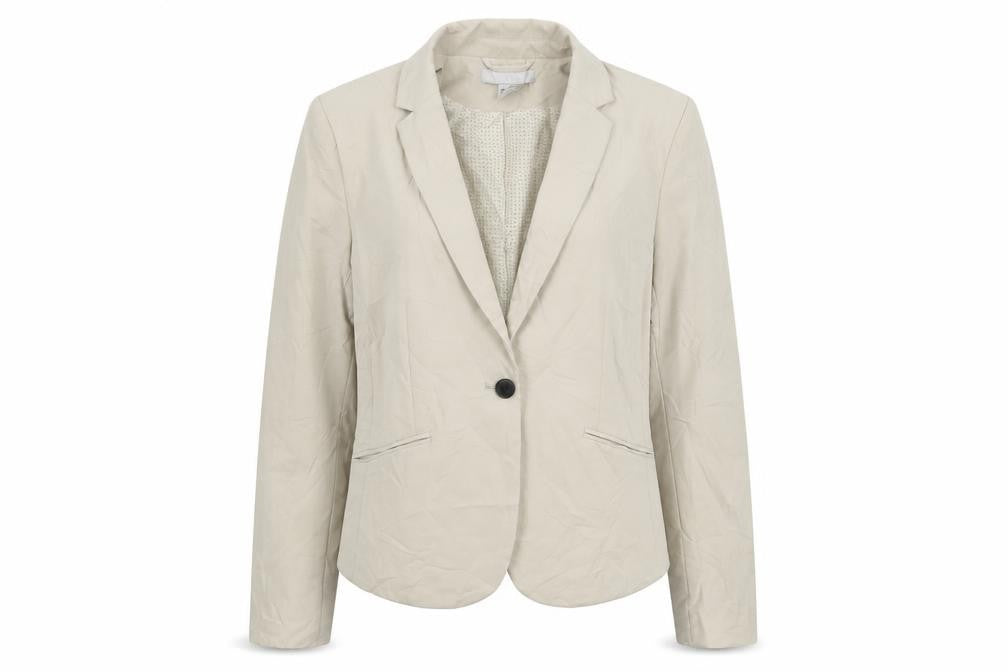 Womens UK Size 10 H&M Regular Beige Suit Jacket