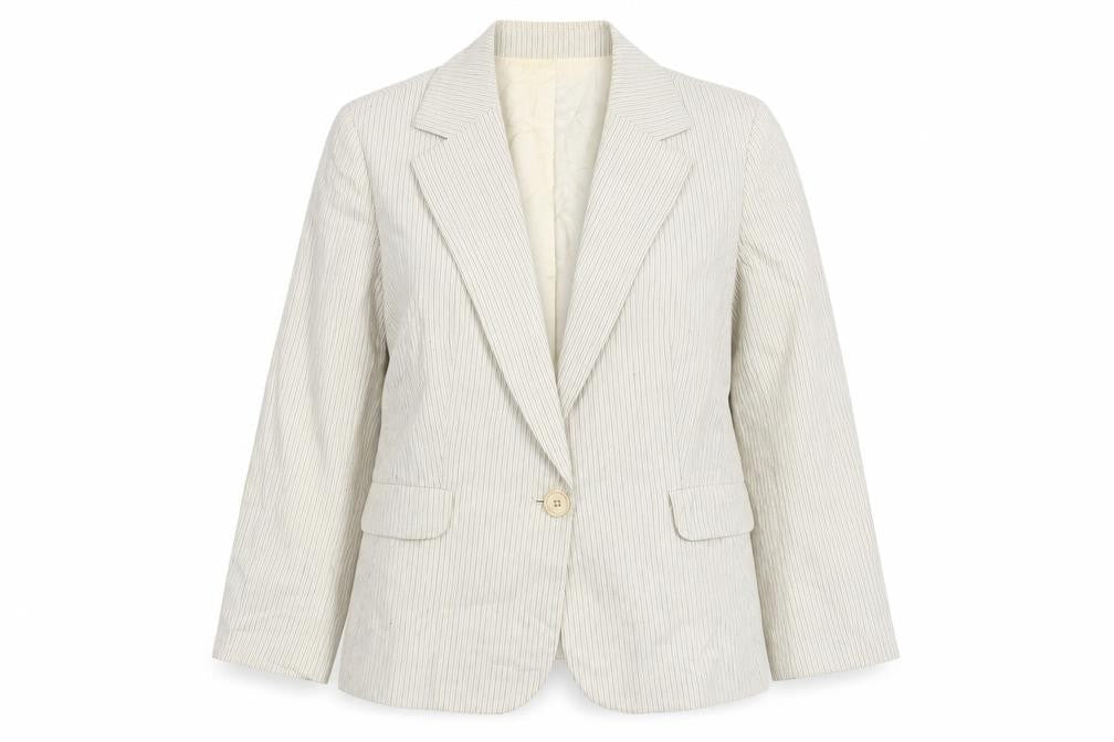 Womens UK Size 10 Gap Regular Beige Blazer