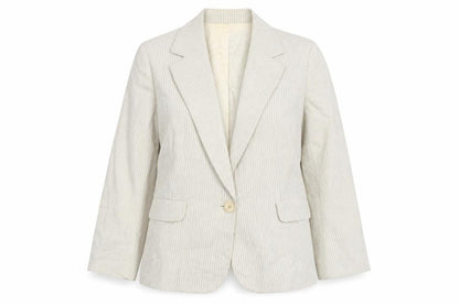 Womens UK Size 10 Gap Regular Beige Blazer