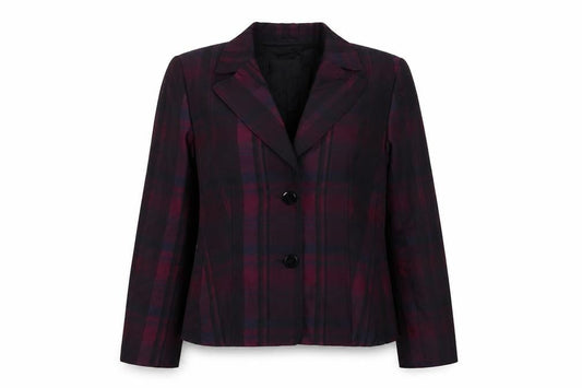 Womens UK Size 14 Betty Barclay Regular Purple Suit Jacket
