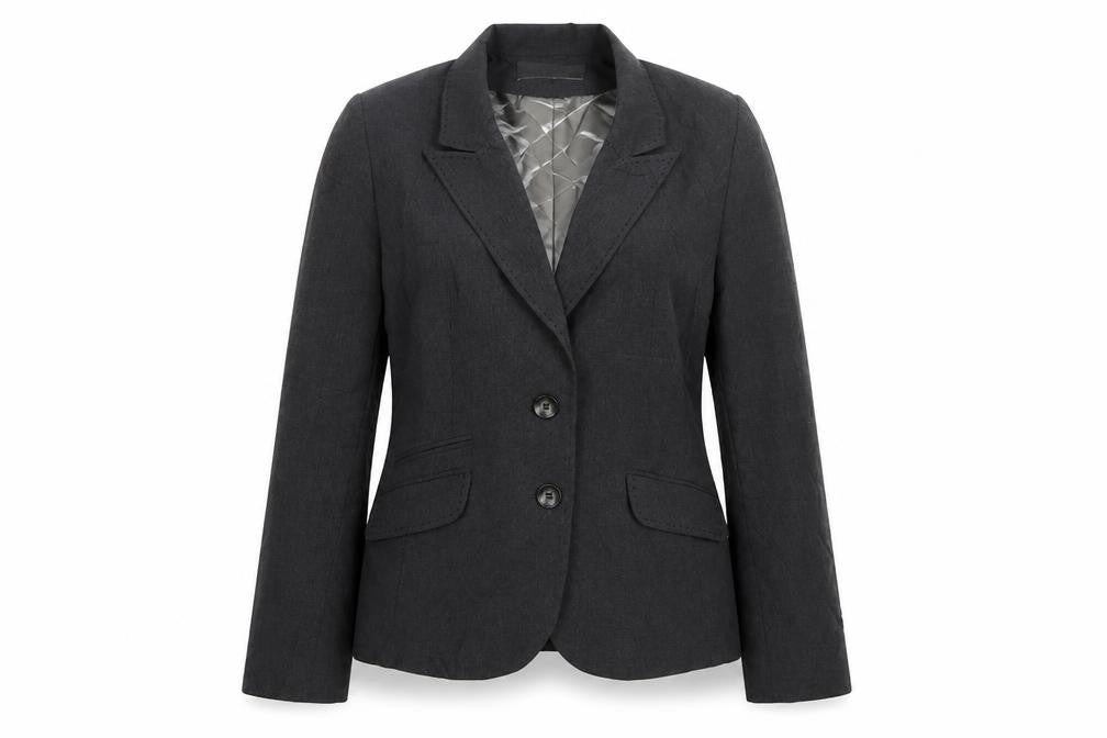 Womens UK Size 12 AMARANTO Regular Grey Suit Jacket