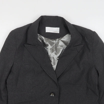 Womens UK Size 12 AMARANTO Regular Grey Suit Jacket