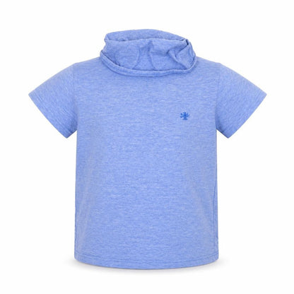 NEXT Boys Blue  100% Cotton Jersey T-Shirt Size 7 Years Roll Neck Pullover