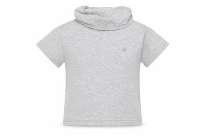 NEXT Boys Grey  100% Cotton Jersey T-Shirt Size 6 Years Roll Neck Pullover