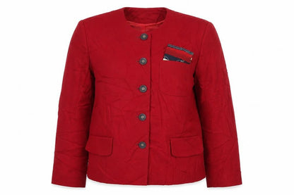 Vivienne Laurence Womens Red   Jacket  Size 14  Button