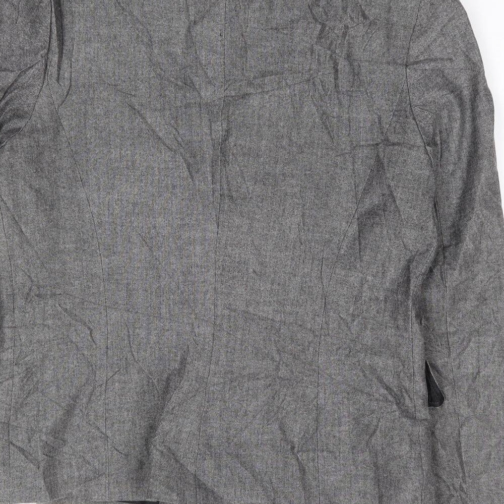 Womens UK Size 12 Marks and Spencer Regular Grey Suit Jacket