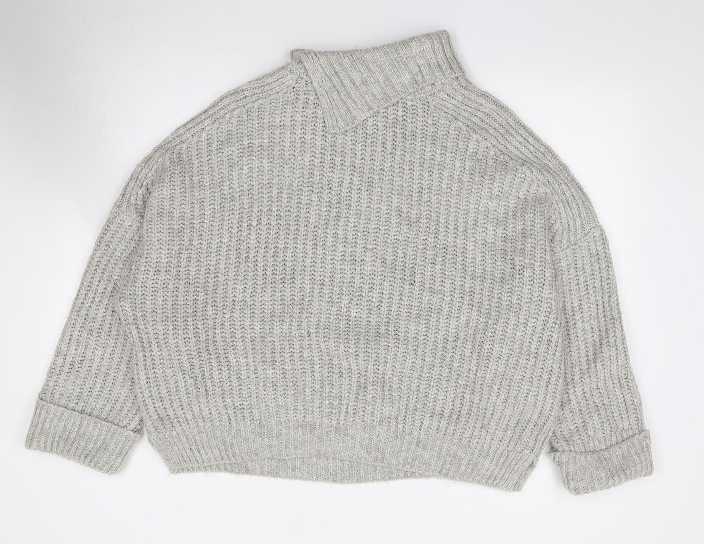 Womens UK Size XL Preworn Grey Pullover Jumper